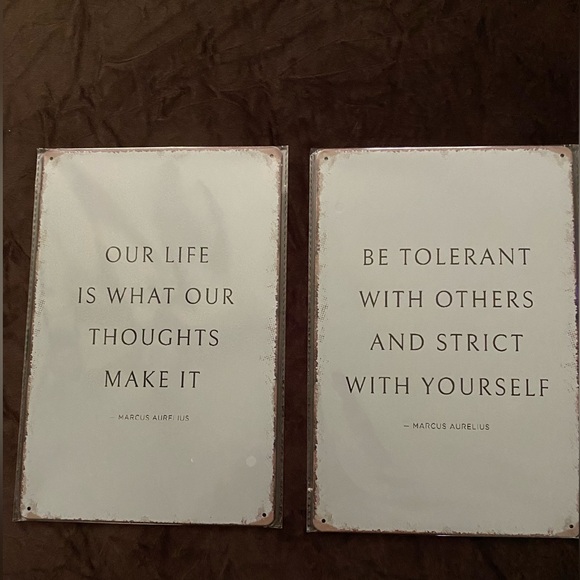 Inspirational Quote Wall Art Set. 8 x 12 - Picture 1 of 3